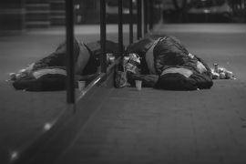 crisis report Nicholas pleace university image homeless person sleeping on street